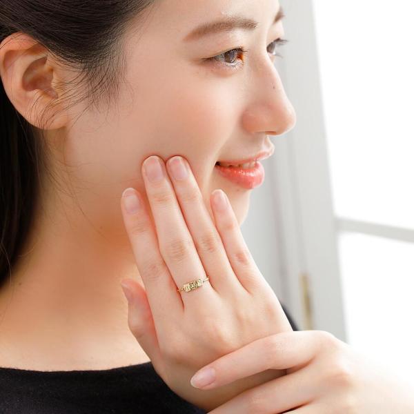 ハワイアンジュエリー 指輪 レディース 18金 フリーサイズ リング k18 K18 ハイビスカス ハワイ チェーンリング 18金指輪 k18リング ゴールド |  | 06