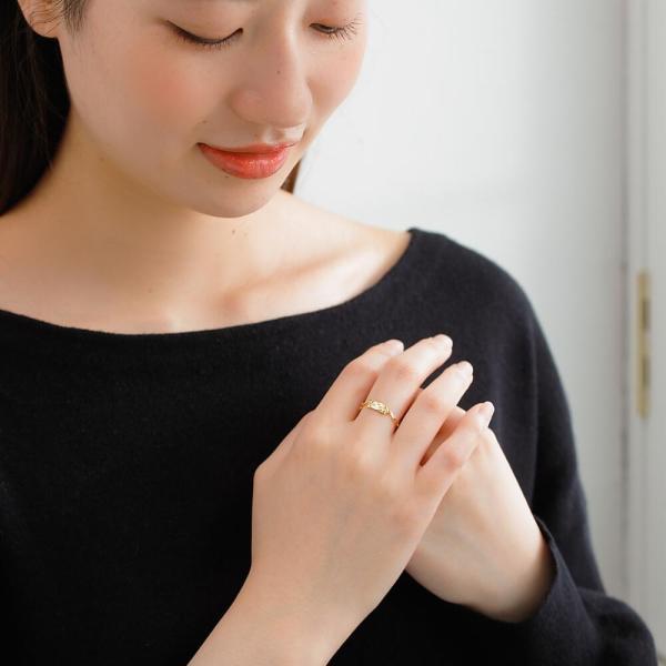 ハワイアンジュエリー 指輪 レディース 18金 フリーサイズ リング k18 K18 プルメリア ハワイ チェーンリング フリーサイズ 18金指輪 k18リング ゴールド |  | 04