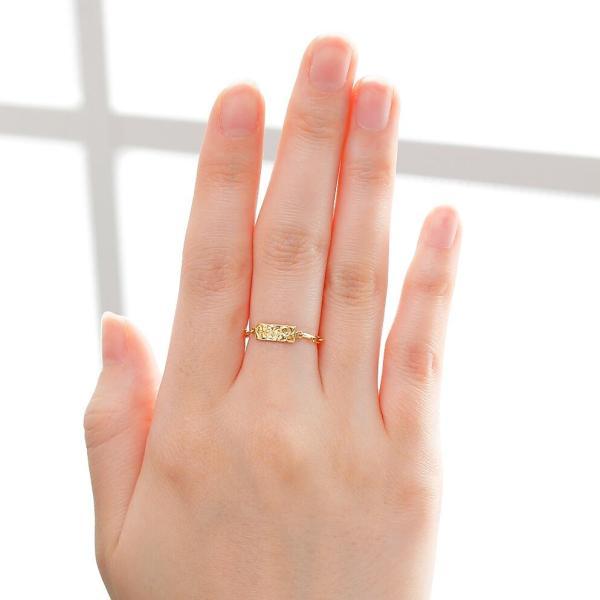 ハワイアンジュエリー 指輪 レディース 18金 フリーサイズ リング k18 K18 プルメリア ハワイ チェーンリング フリーサイズ 18金指輪 k18リング ゴールド |  | 09