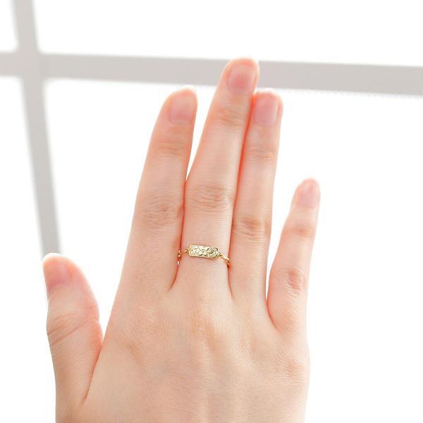 ハワイアンジュエリー 指輪 レディース 18金 フリーサイズ リング k18 K18 波 ウェーブ ハワイ チェーンリング フリーサイズ 18金指輪 k18リング ゴールド |  | 09