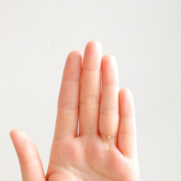 オパール チェーンリング k18 18K 18金 指輪 ゆびわ チェーン パール 真珠 淡水 鎖 シンプル 重ね付け |  | 08