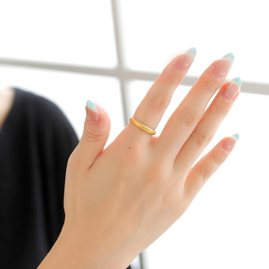 24金指輪 24金 指輪 純金 ゴールド リング k24 ゆびわ 甲丸 スターダスト 艶消し シンプル 地金 ジュエリー プレゼント レディース メンズ |  | 03