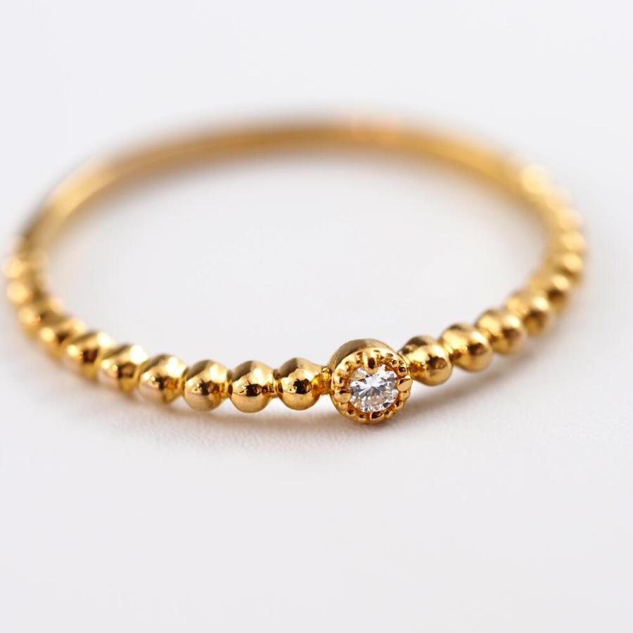 24金指輪 24金 指輪 純金 ゴールド リング 24k 一粒ダイヤモンド 24金 K24 ゴールド ミル打ち 天然ダイヤ レディース |  | 03