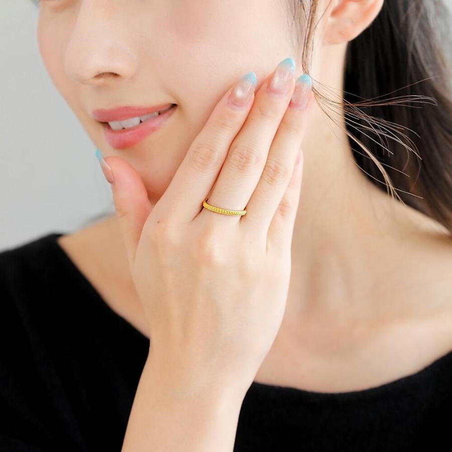 24金指輪 24金 指輪 純金 ゴールド リング ゆびわ ミル打ち シンプル 地金 ジュエリー プレゼント レディース メンズ |  | 02