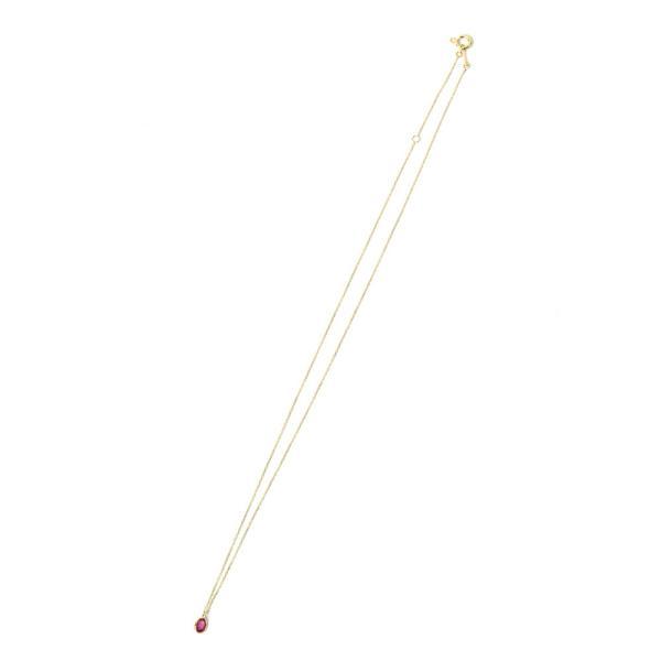 爆買  ルビー ネックレス 18k ルビー K18 18金 ネックレス 一粒 7月誕生石 彼女 出産祝い プレゼント ギフト |  | 05