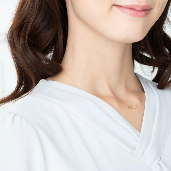 18金ネックレス レディース 18金 18k  k18 ネックレス ゴールド チェーン 華奢 シンプル プレゼント 女性の画像
