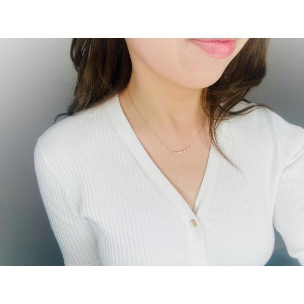 ネックレス レディーズ 18金 ダイヤ 0.15ct ダイヤモンド K18 ネックレス ライン プレゼント ギフト MITURE ミチュール |  | 05