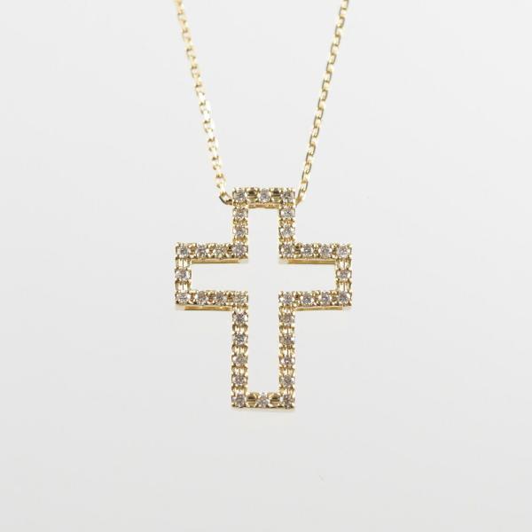 メンズ クロス ネックレス18金 18k メ ダイヤモンド 大きい 十字架 地金 ダイヤ 4way |  | 05