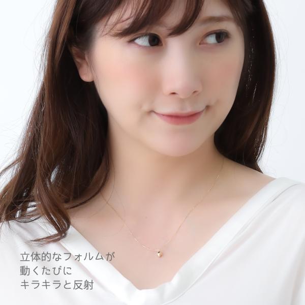 ネックレス レディース シンプル　シンプルコーデ K18 18Kイエローゴールド  ひし形 ダイヤ  プレゼント ギフト |  | 03