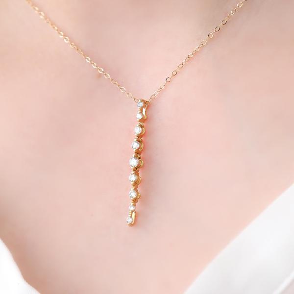 馬蹄 K18ゴールド ネックレス ダイヤモンド  2way ホースシュー お守り 18k　18金 レディース  プレゼント ギフト |  | 07