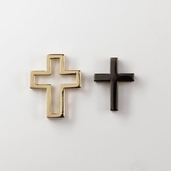 メンズ クロス ネックレス ペンダント 18金 18k ダイヤモンド ブラックダイヤモンド 大きい 十字架 地金 ダイヤ 4way |  | 04