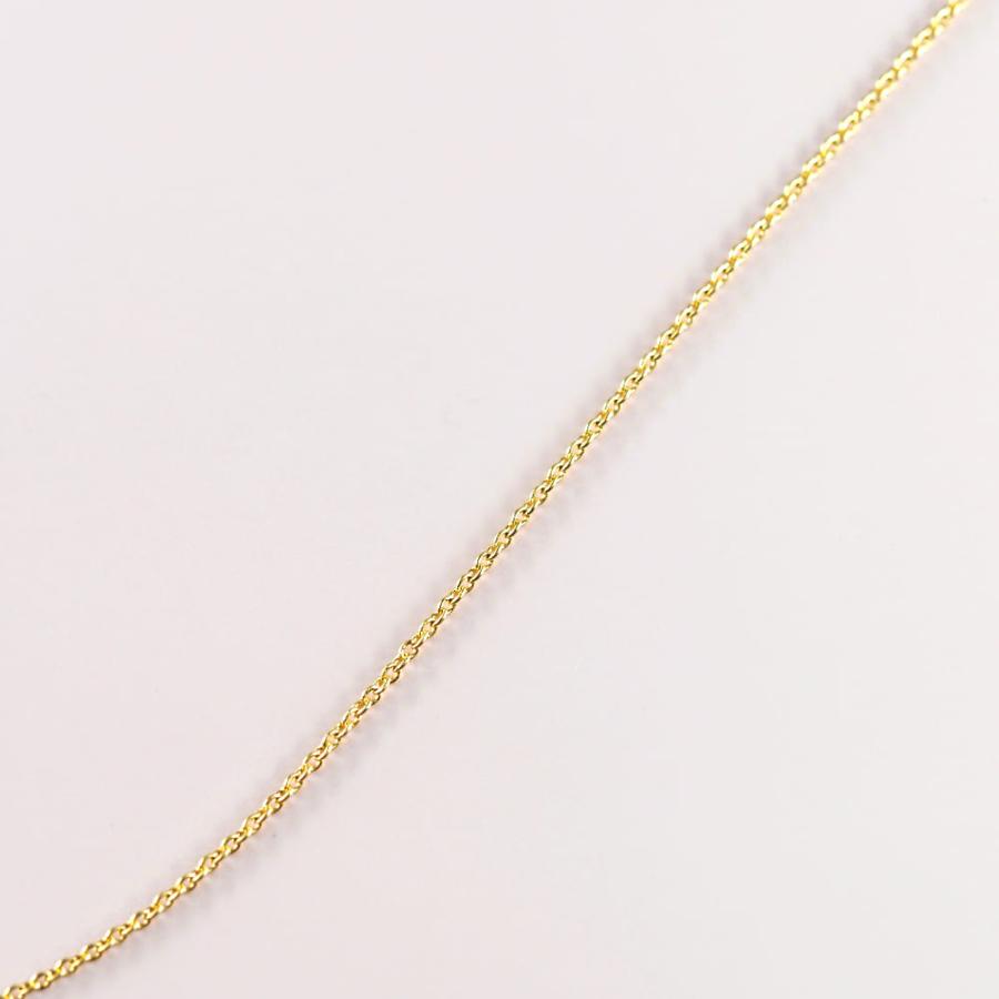 24金ネックレス 純金 ネックレス k24 レディース チェーン ゴールドチェーン 小豆 シンプル 人気 普段使いの画像