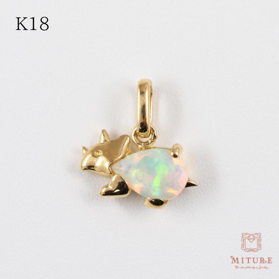 期間限定価格　agete トリケラトプスチャーム 期間限定価格 agete トリケラトプスチャーム