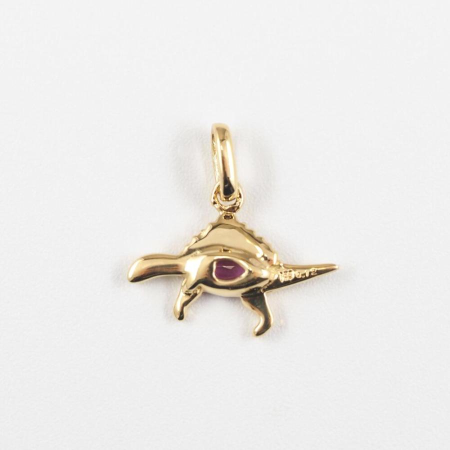 ペンダント ネックレス ルビー K18 イエローゴールド 18k 18金 恐竜 スピノサウルス プレゼント 贈り物 ギフト ジュエリー アクセサリー |  | 05