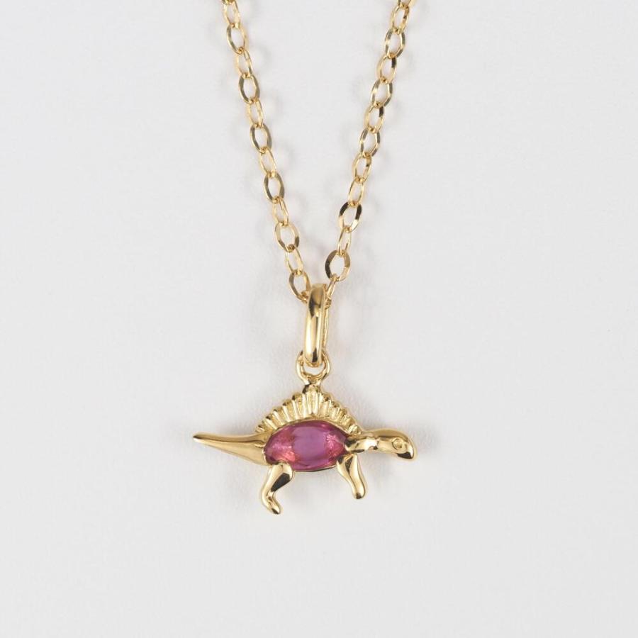 ペンダント ネックレス ルビー K18 イエローゴールド 18k 18金 恐竜 スピノサウルス プレゼント 贈り物 ギフト ジュエリー アクセサリー |  | 06