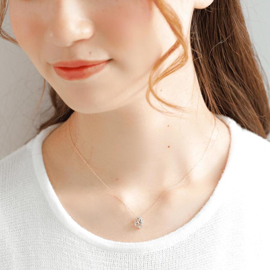 モルガナイト ネックレス 18金 k18 ダイヤ ダイヤ取り巻き 18k モルガナイト ネックレス 18金 k18 ダイヤ ダイヤ取り巻き 18k