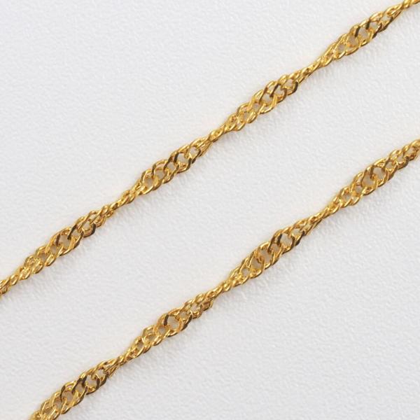 K24 24金 ネックレス レディース ネックレス バタフライ 蝶々 蝶 ゴールド 金 スクリュー チェーン  お守り アミュレット ゴールドチェーン |  | 04