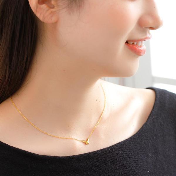 K24 24金 ネックレス レディース ネックレス バタフライ 蝶々 蝶 ゴールド 金 スクリュー チェーン  お守り アミュレット ゴールドチェーン |  | 08