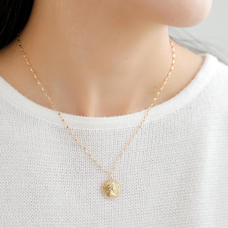 ペンダントトップ レディース メンズ K18 k18 18K 18金 ゴールド コイン ペンダント トップ 金貨 メダル 地金 丸 エリザベス |  | 02