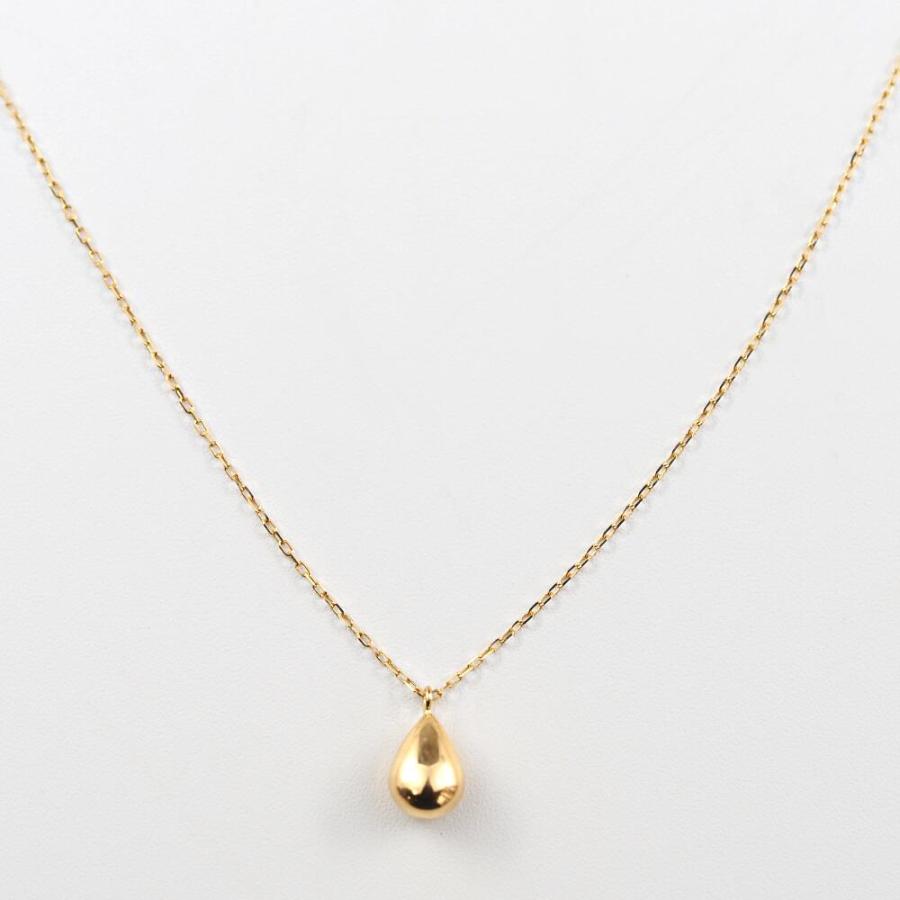 ネックレス レディース シンプル　シンプルコーデ K18 18Kイエローゴールド ペアシェイプ つゆ 雫 ドロップ プレゼント ギフト |  | 02