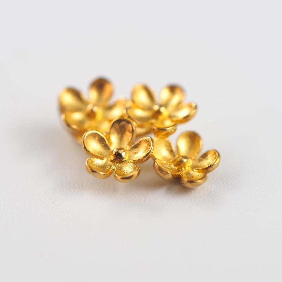 ペンダントトップ 24金 ペンダント 純金 k24 24K フラワー 花 ネックレス ゴールド レディース |  | 01