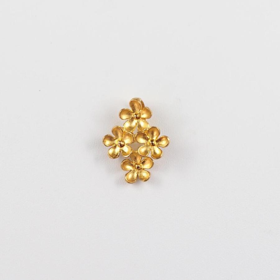 ペンダントトップ 24金 ペンダント 純金 k24 24K フラワー 花 ネックレス ゴールド レディース |  | 03