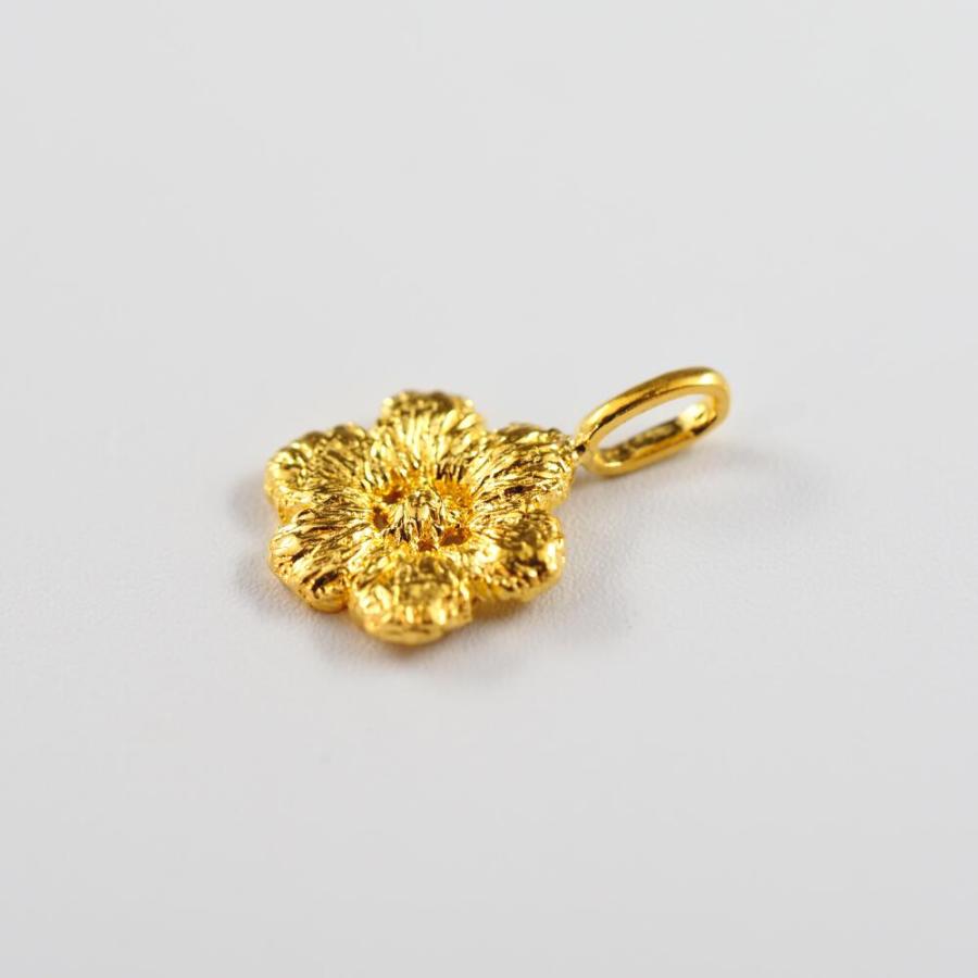 ペンダントトップ 24金 ペンダント 純金 k24 24K ペンダントトップ フラワー 花 6枚花 ネックレス ゴールド レディース |  | 03