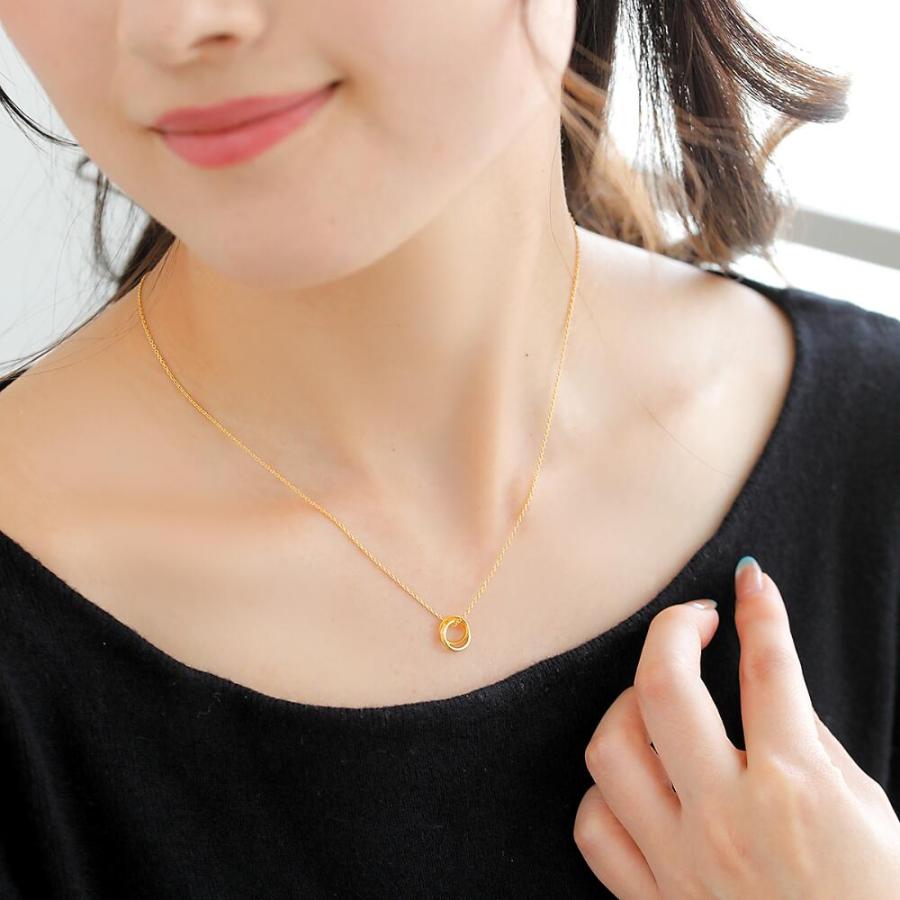 純金 24金 ペンダント k24 24K ペンダントトップ 輪 輪っか 2連 ネックレス ゴールド レディース |  | 05