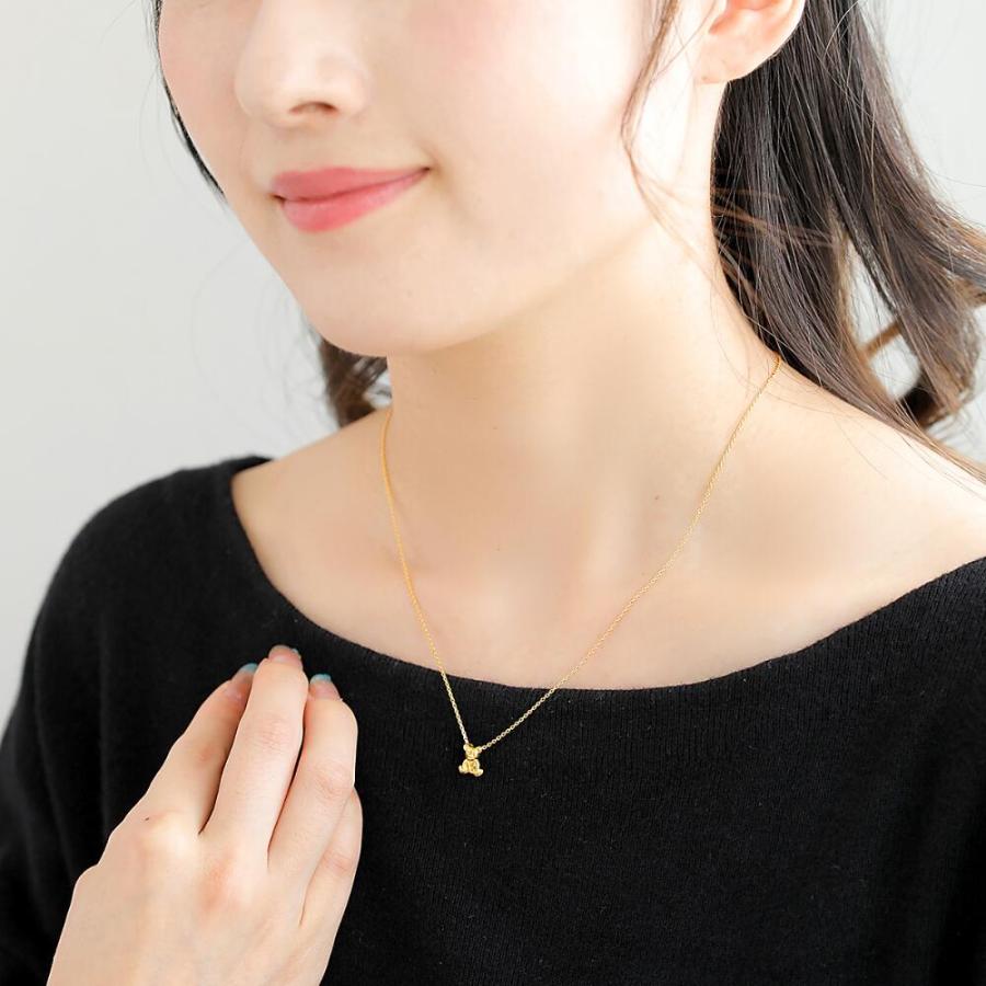 ペンダントトップ 24金 ペンダント 純金 k24 24K ペンダントトップ くま クマ 熊 テディベア ネックレス ゴールド レディース |  | 07