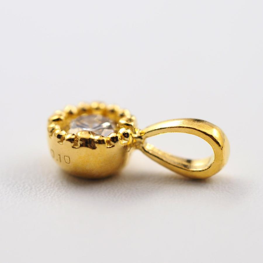 純金 24金 ペンダント k24 24K ペンダントトップ ダイヤモンド ダイヤ