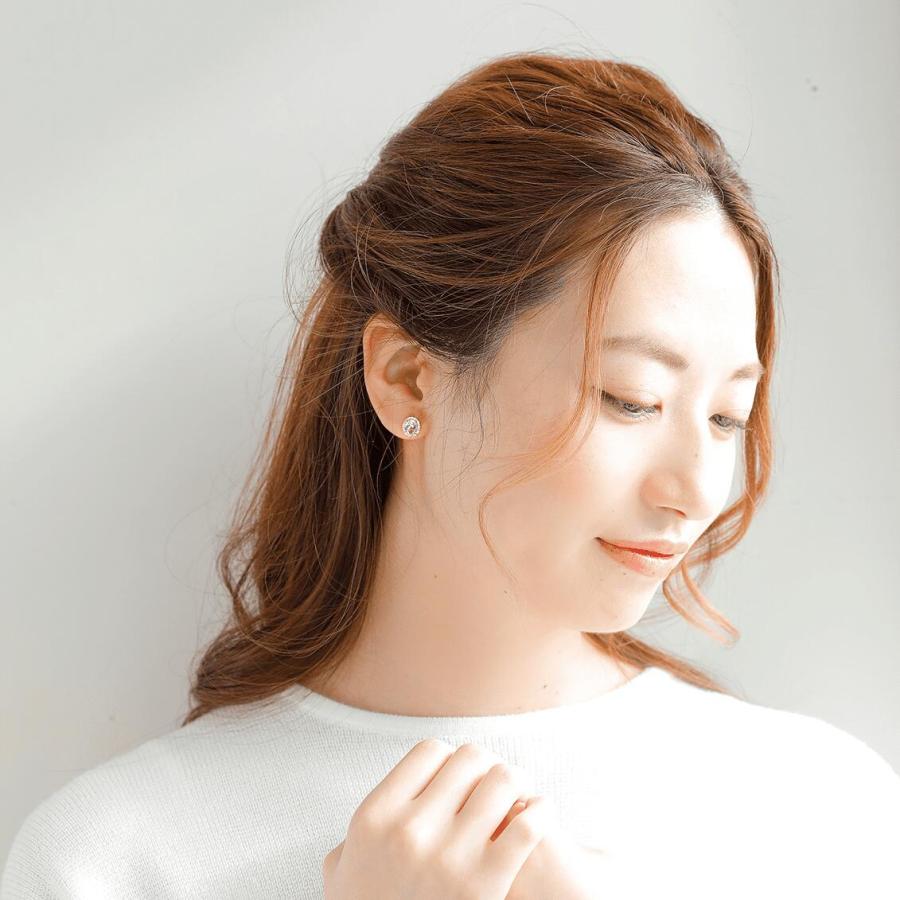 モルガナイト ピアス 18金 k18 ダイヤ ダイヤ取り巻き 18k モルガナイト ピアス 18金 k18 ダイヤ ダイヤ取り巻き 18k