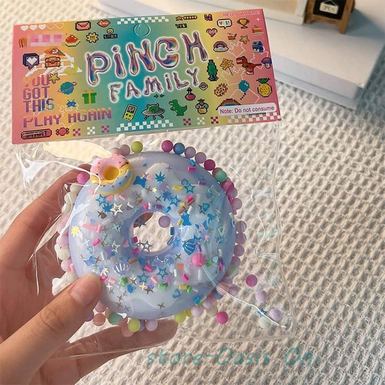 ぷにぷに 2個セット スクイーズ パン とろふわ かわいい 発散 ドーナツ