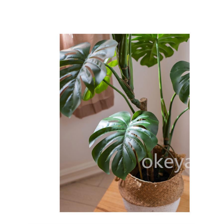 モンステラ モンステラツリー グリーン 観葉植物 造花 タヒチ 南国 夏 観葉植物 大型 インテリア 人工 フェイク 模様替え おしゃれ モダン シンプル 店舗_18