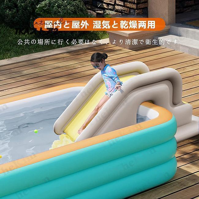 子供用 エア滑り台 エアプール用 ビニール滑り台 乾湿両用 自宅 家庭用 子供楽園 大型プール用 カラーボール遊び 遊園地 水泳 水遊び 子供プレゼント_1