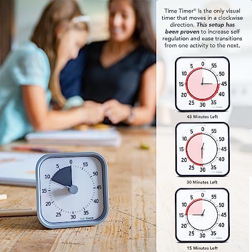 Time Timer タイムタイマー(TIME TIMER) 勉強タイマー MOD Home Edition モッド ペールグレー 9cm 60分 学習アラーム TTM9-HPS-W｜mitusawa10｜05
