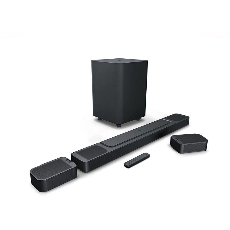 JBL BAR 1000 サウンドバー/7.1.4ch完全ワイヤレスサラウンド/Dolby Atmos/DTS:X/eARC対応/ブラック テレビ、オーディオ、カメラ テレビ、映像機器 ホームシアター