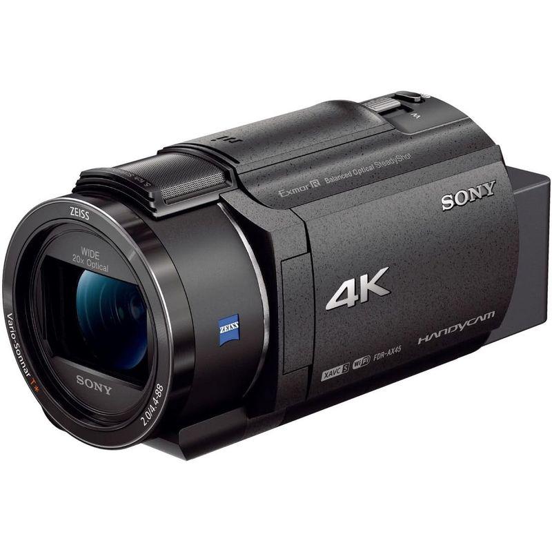ソニー / 4K / ビデオカメラ / Handycam / FDR-AX45A / ブラック / 内蔵メモリー64GB / 光学ズーム20     商品情報    【商品名】　ソニー / 4K / ビデオカメラ / Handycam / FDR-AX45A 