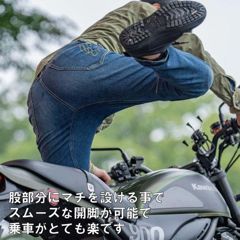 日本で買 山城 RADARM ラダーム バイク用パンツ RD-901 ライディングジーンズ インディゴ Lサイズ (32インチ) RD-901INDI