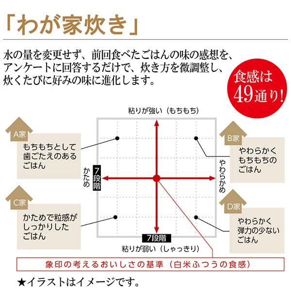 象印マホービン(ZOJIRUSHI) NW-JE10-BA(ブラック) 極め炊き 圧力IH炊飯ジャー 5.5合｜mitusawa6｜04