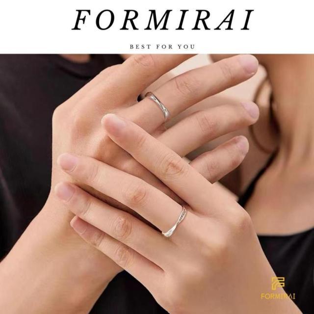 指輪 フリーサイズ レディース メンズ ペアリング 2個セット カップル シルバー ジルコニア 婚約指輪 結婚指輪 母の日 プレゼント | ブランド登録なし | 03