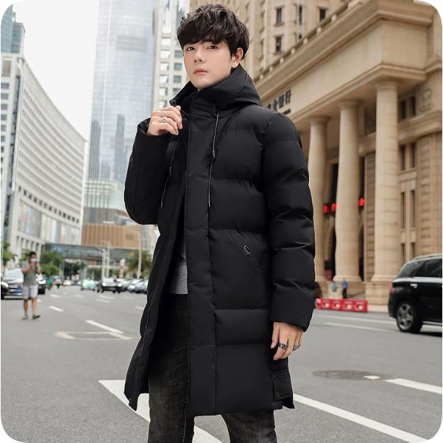 ウィンターダウンジャケット ダウンコート メンズ ダウンジャケット コート ロング フード付き アウター 冬服 無地 厚手 カジュアル ビジネス 防風 防寒 通勤 ウィンターダウンジャケット ダウンコート メンズ ダウンジャケット