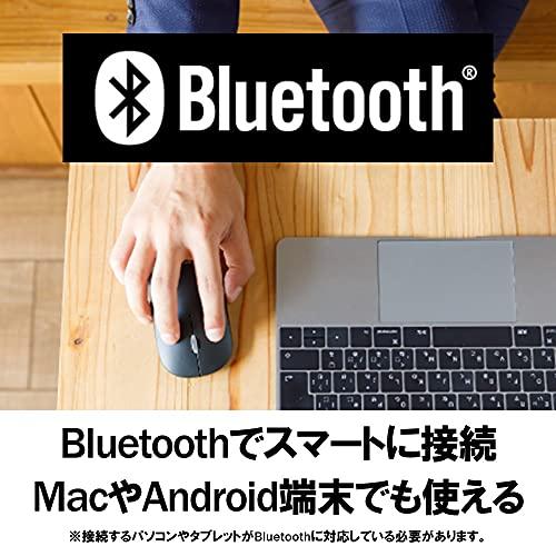 バッファロー ワイヤレス モバイルマウス Bluetooth FLEXUS 薄型軽量 3ボタン 無線 静音 BlueLED MIL規格準拠 dpi切替600/1200 プレゼンテーションモ｜mitusawa6｜02