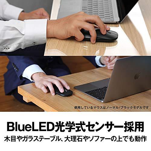 バッファロー ワイヤレス モバイルマウス Bluetooth FLEXUS 薄型軽量 3ボタン 無線 静音 BlueLED MIL規格準拠 dpi切替600/1200 プレゼンテーションモ｜mitusawa6｜04