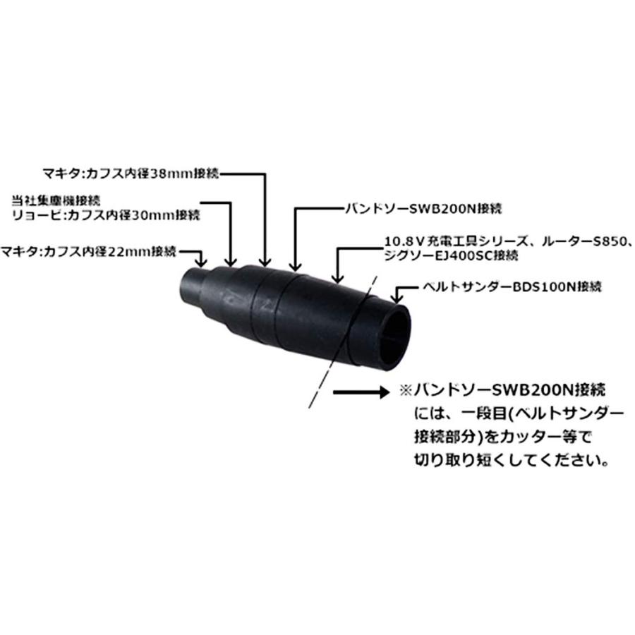 SK11 集塵機接続アダプター SAD-HS1｜mitusawa6｜05