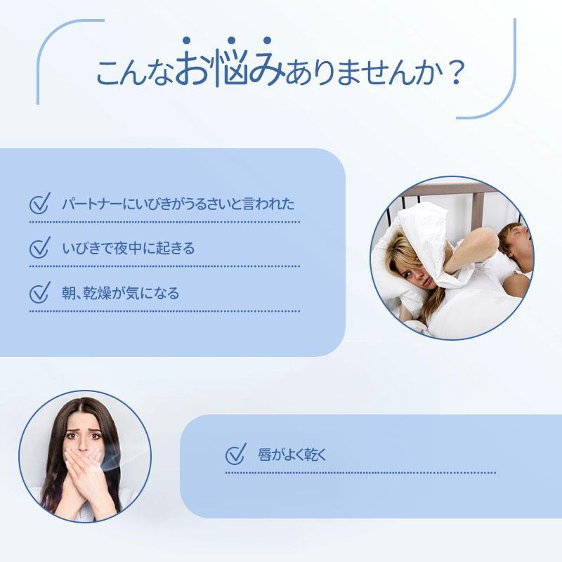 いびき グッズ 4個セット いびき防止 睡眠 口閉じ 鼻呼吸 無呼吸 口腔