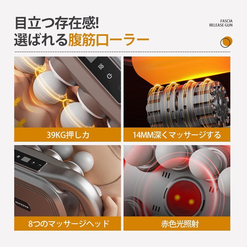 マッサージガン 筋膜リリース 電動 強力 8つヘッド 充電式 マッサージ