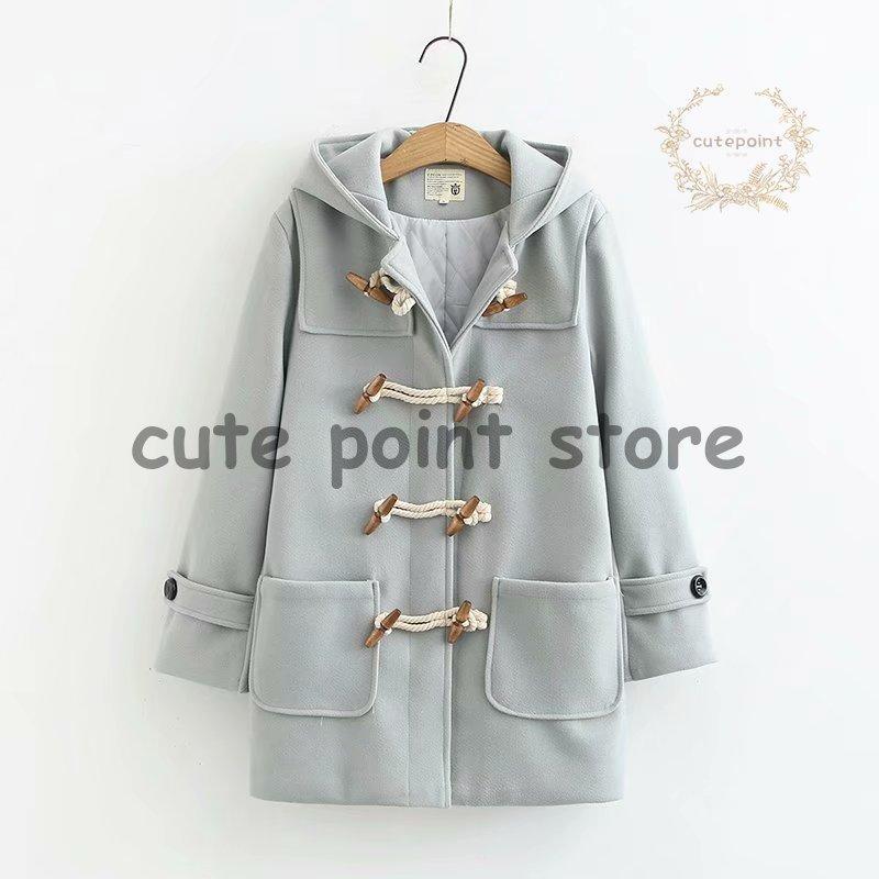 ダッフルコート レディース 学生 ロングコート ラシャコート 大きい