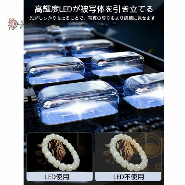 高輝度撮影ボックス 撮影用テント LED照明キット 撮影ボックス 撮影ブース 撮影キット LEDライト付 40/60/80cm