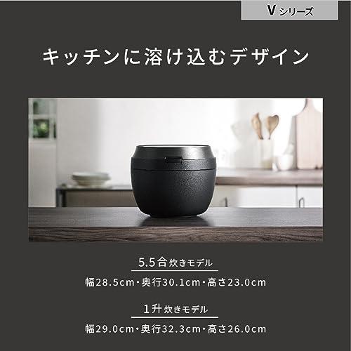 パナソニック 炊飯器 5.5合 最高峰モデル ビストロ 匠技AI 加圧熱風ポンプ搭載 お手入れ部品2点 ブラック SR-V10BA-K｜mitusawa9｜04