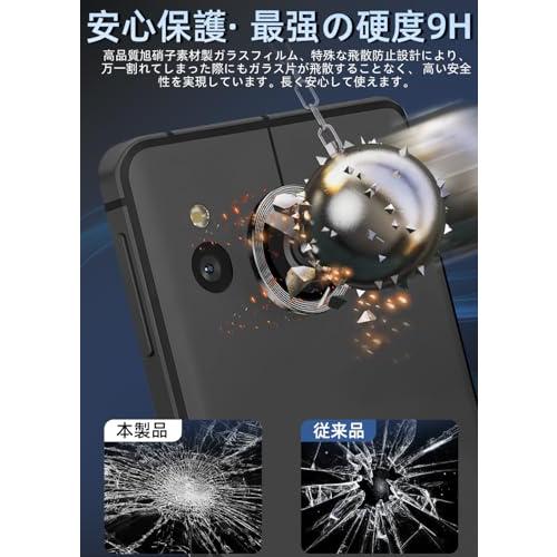 ZXZone For Aquos Sense8 カメラフィルム アルミ合金＋9H硬度ガラス カメラカバー 0.25mm超薄 SH-54D / SHG11 レンズ保護フィルム一体感 レンズ保護｜mitusawnto｜02